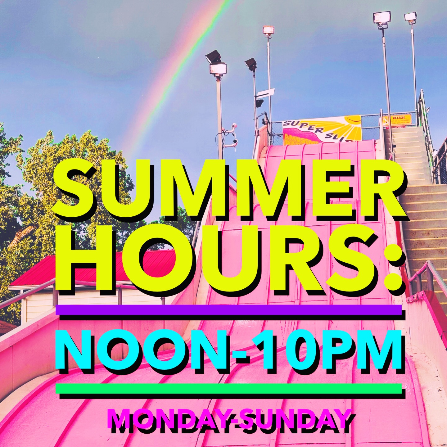 Super Slide amusement park announces daily summer hours