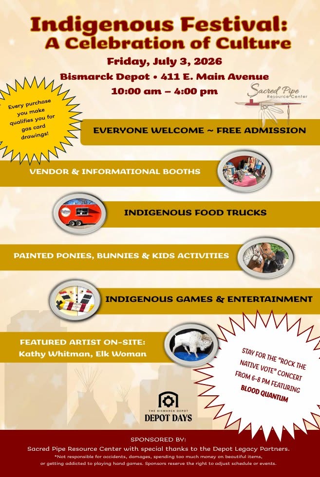 Indigenous Festival to bring vendors, food and entertainment to Bismarck
