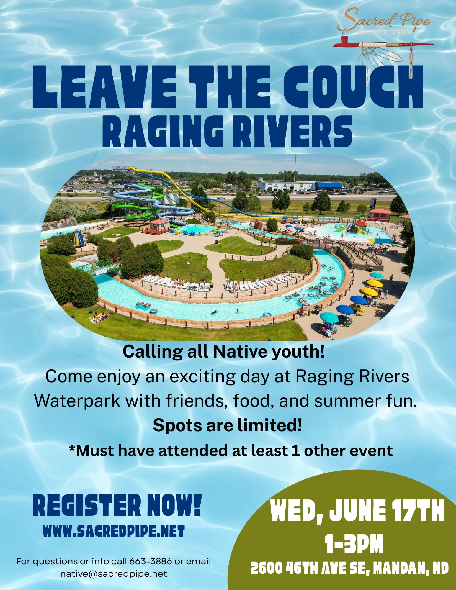 Leave the Couch event planned June 17 at Raging Rivers