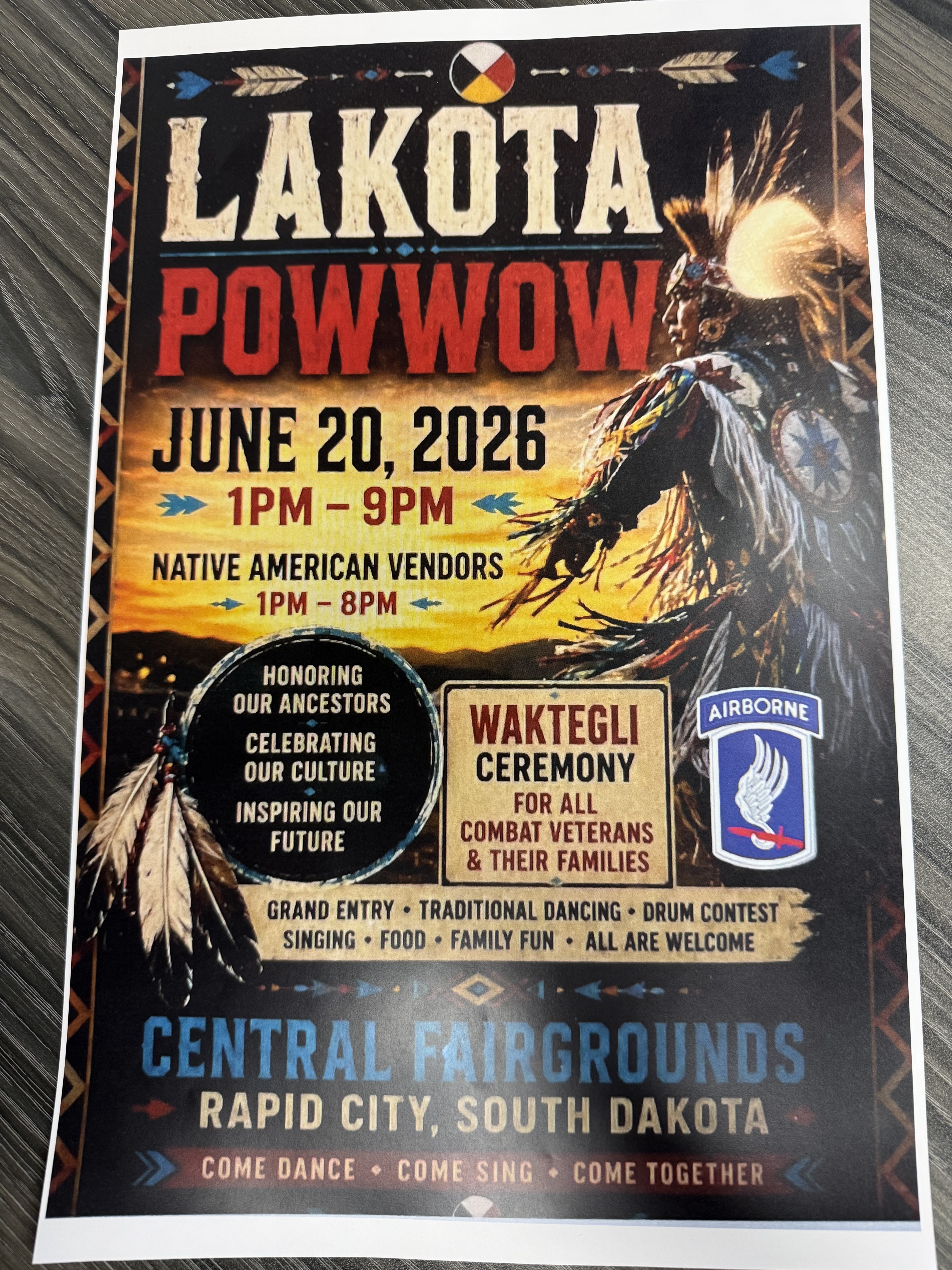 Lakota Powwow scheduled for June 20 in Rapid City