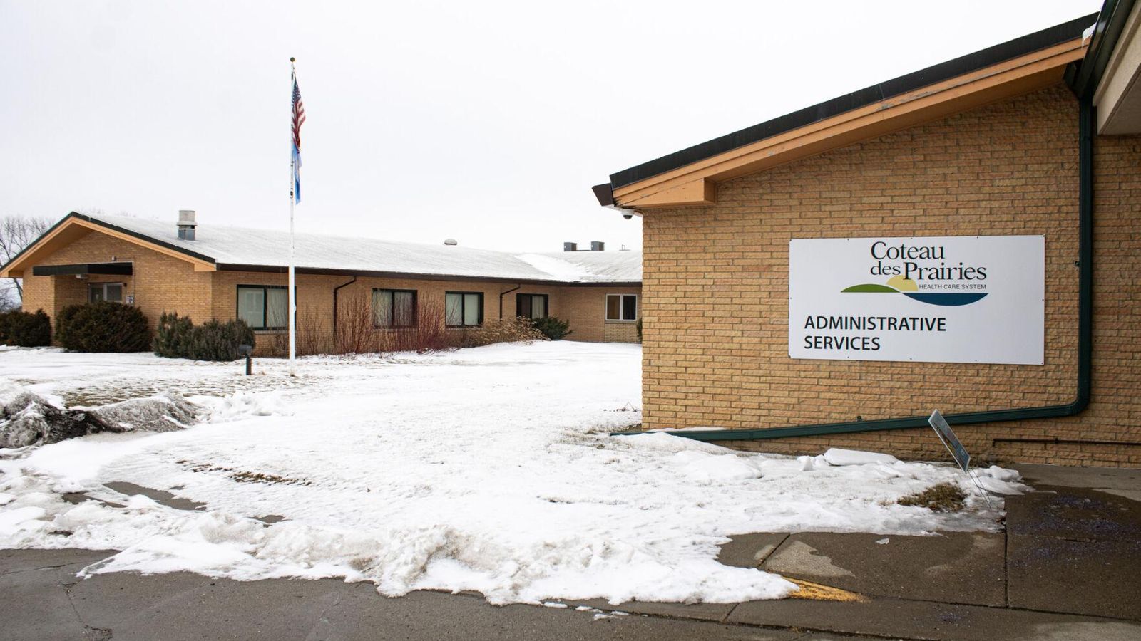 The Couteau Des Prairies Health Care System, a 25-bed, nonprofit hospital, is the only inpatient resource for the entire reservation and was the only hospital with a functioning OB-GYN Department until February 1, 2024. (Photo by Amelia Schafer, ICT/Rapid City Journal)