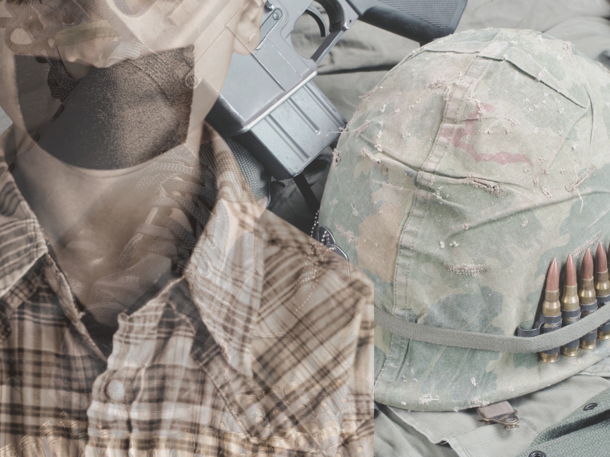 Sexual assault in the military is not uncommon - photo created by Sara Marcum