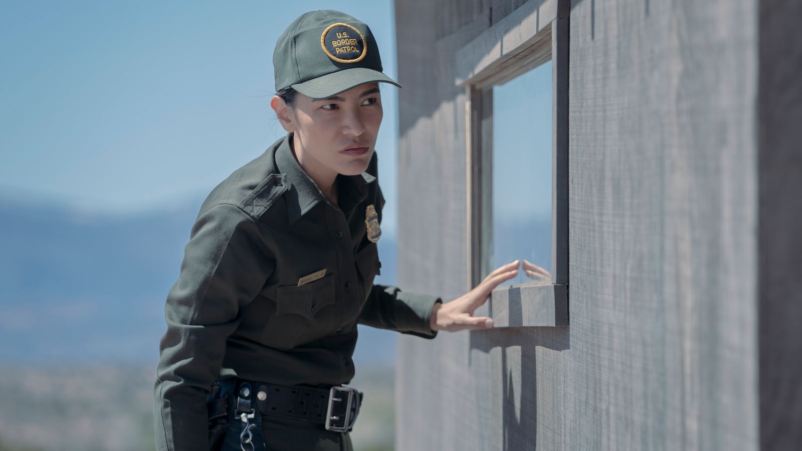 Bernadette Manuelito (Jessica Matten), a Navajo police sergeant who became a U.S. Border Patrol agent, runs afoul of a trafficking operation in Season 3 of “Dark Winds.”