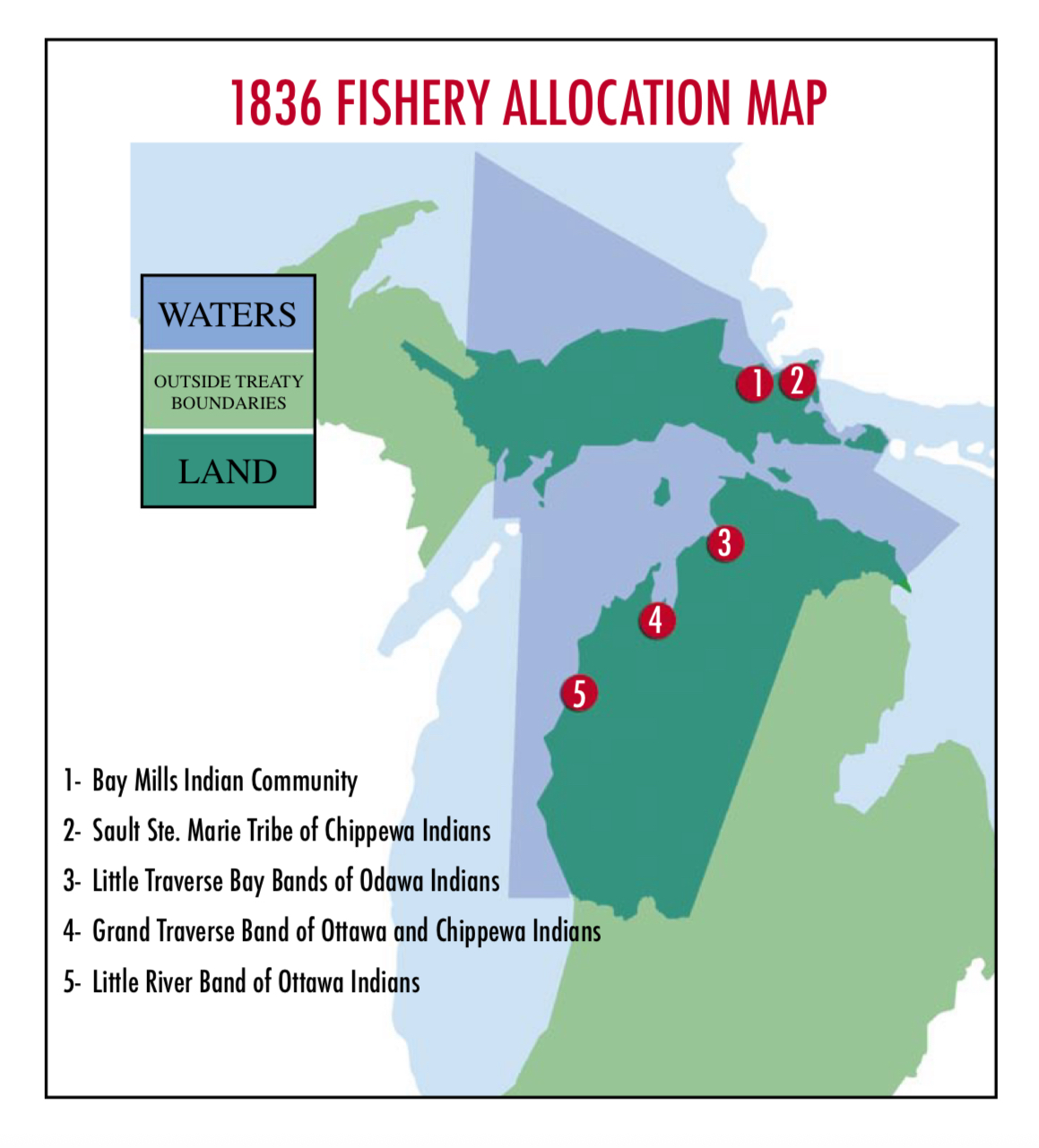 The Chippewa Ottawa Resource Authority (CORA) manages the fishery in the 1836 Treaty waters.