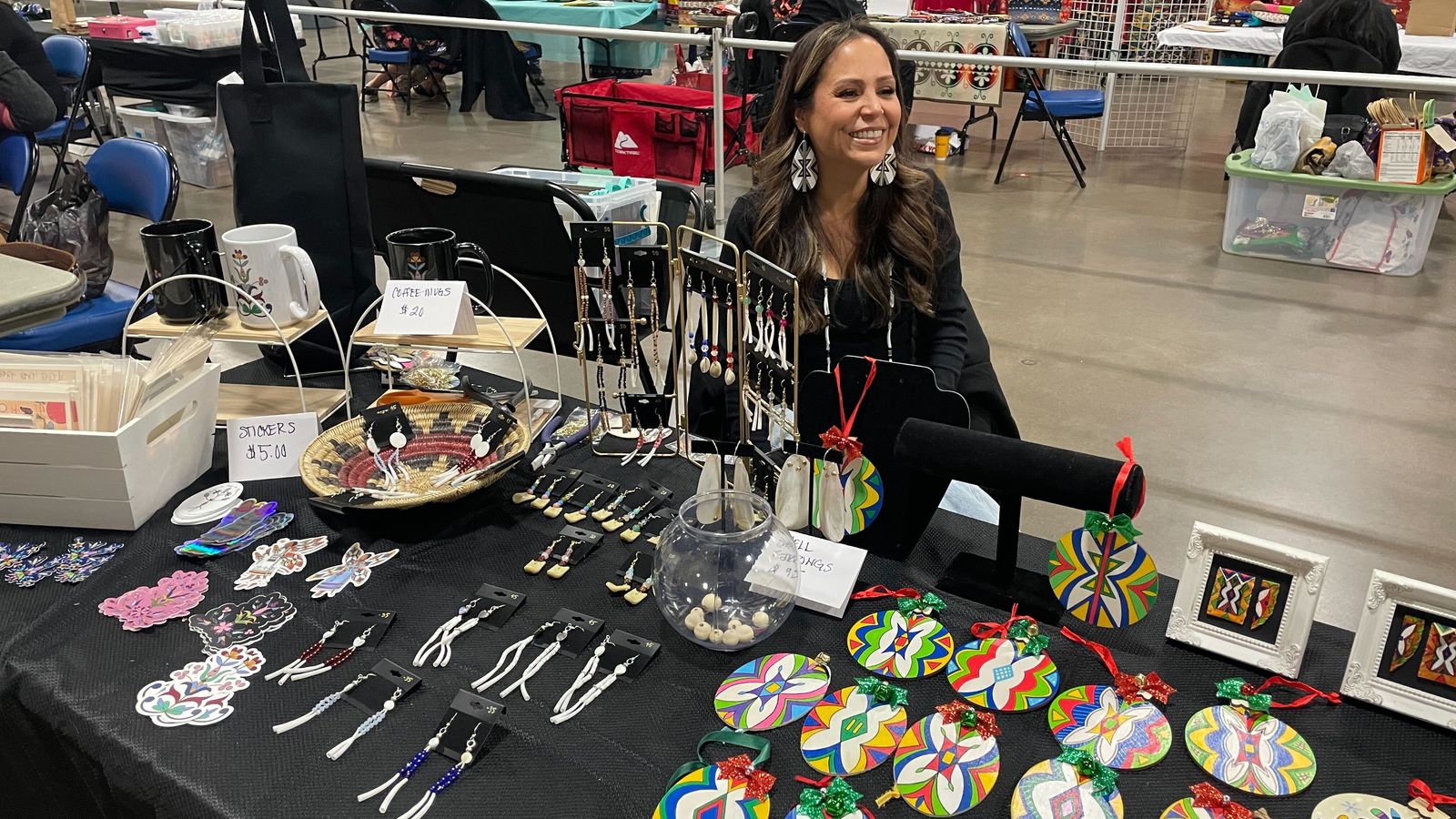 Holly Young quit her job to become a full-time mixed media artist in 2013. Photo credit/ Adrianna Adame