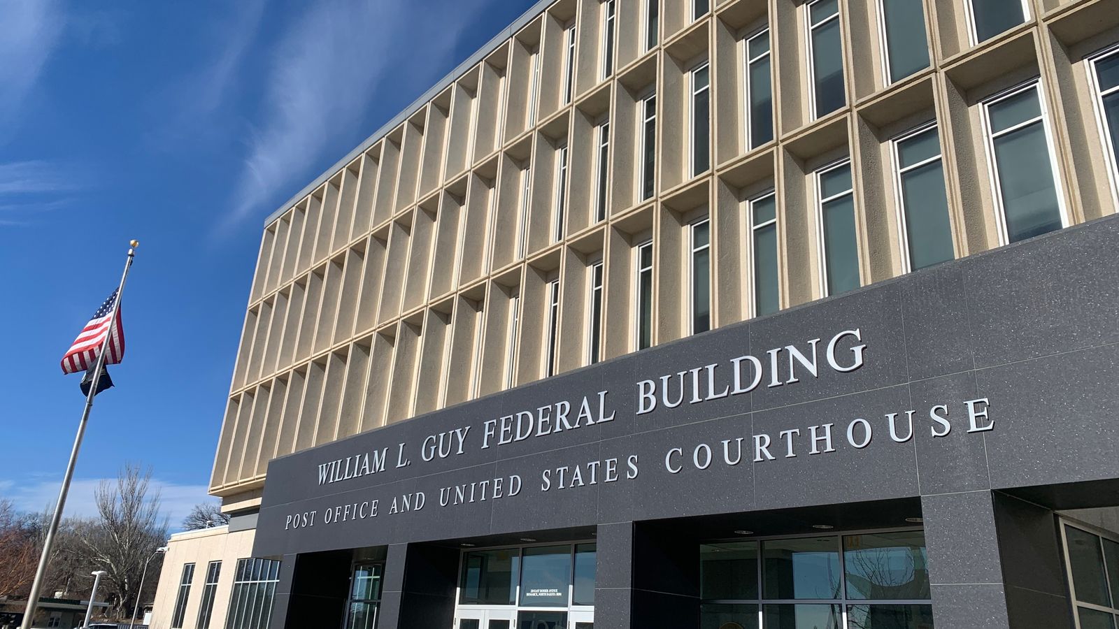 William L. Guy Federal Building, Bismarck, North Dakota, Wednesday, Feb. 11, 2026. (Buffalo’s Fire/Jolan Kruse)