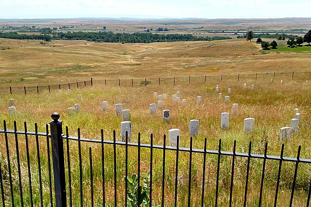 Lt. Col. George Armstrong Custer’s band played “Garryowen” for the last time in 1876 on the way to the Battle of the Little Big Horn. Among the 7thCavalry, 34 Irish soldiers lost their lives there, a painful memory to the Irish as well. Public Domain/Wikicommons