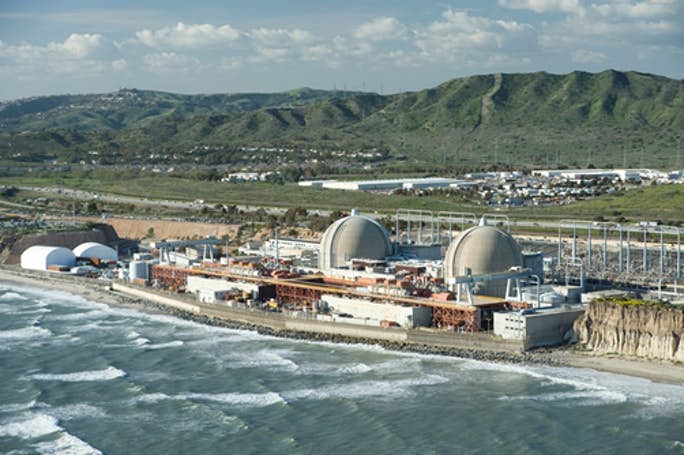 The San Onofre Nuclear Generating Station (SONGS) near San Clemente, Calif. Courtesy Southern California Edison