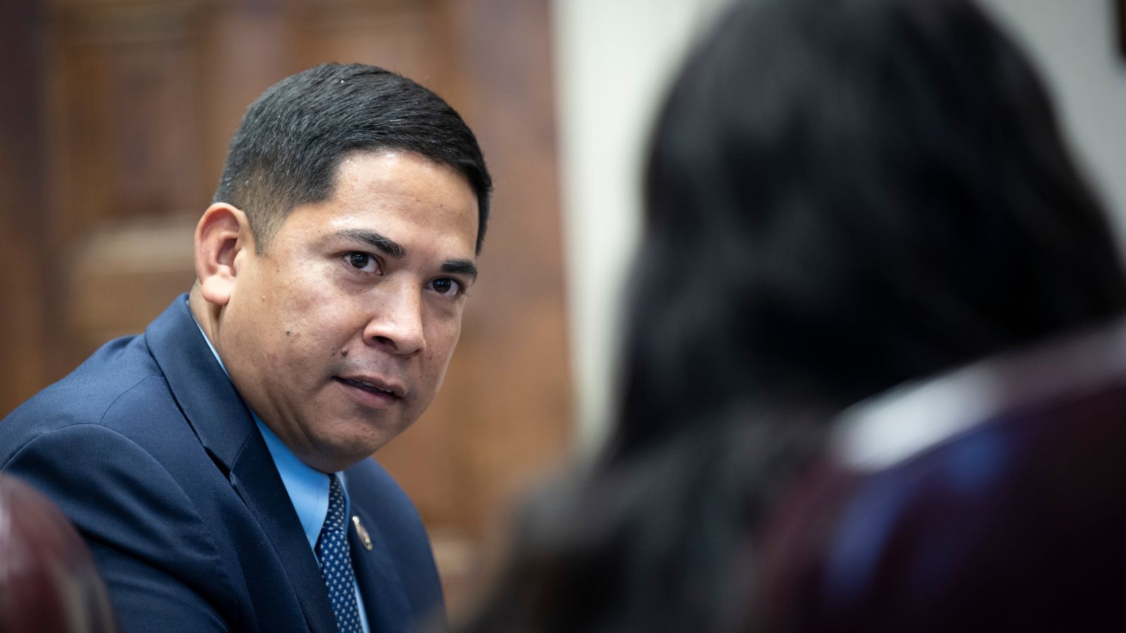 Rudy Soto at the Department of Agriculture in Washington in 2023 (USDA photo by Tom Witham)