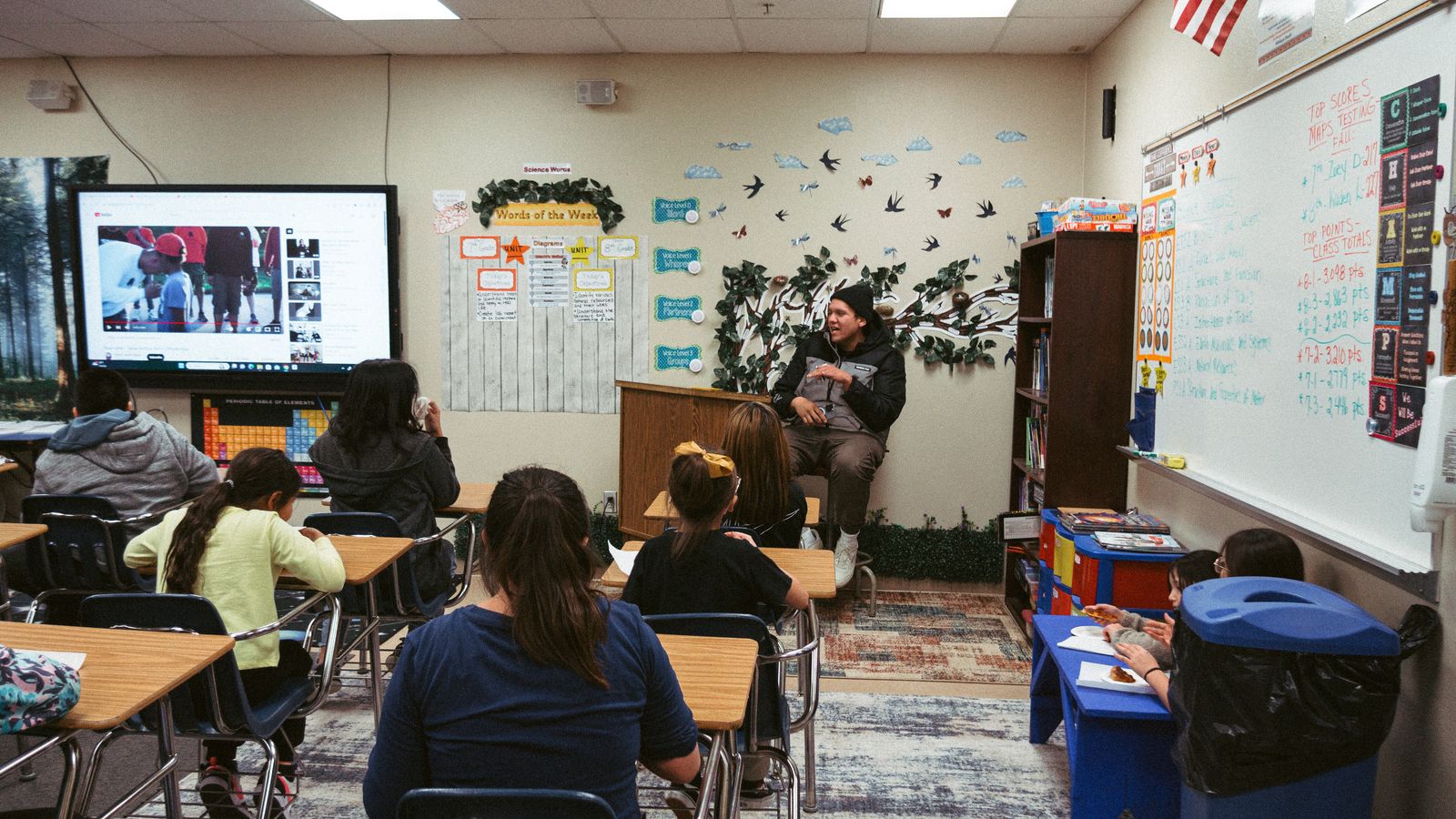 This is Stuart James’ first year holding his four day multimedia workshops for Native youth. Courtesy of Stuart James.