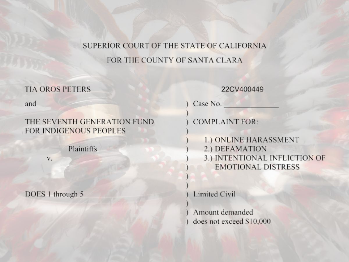 Tia Oros Peters and Seven Generation Fund Lawsuit. Photo by Sara Marcum