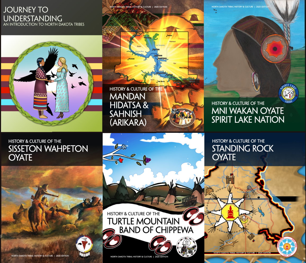 Five textbooks and a journal have been released as part of the “Native Americans in North Dakota” curriculum. A new law requires schools to teach Native American history. (Photo courtesy of Nick Asbury)