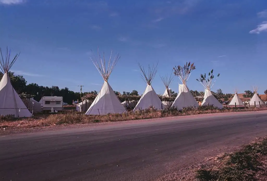 Tipis at Crow Fair (Photo courtesy of Montana Beyond)