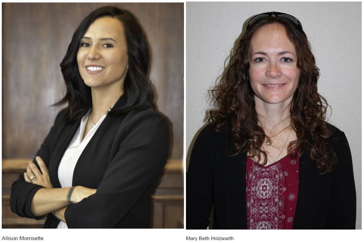 Allison Morrisette and Mary Beth Holzwarth were named Missing and Murdered Indigenous Persons coordinator and a human trafficking coordinator in South Dakota. (Photo courtesy of South Dakota Attorney General's office)